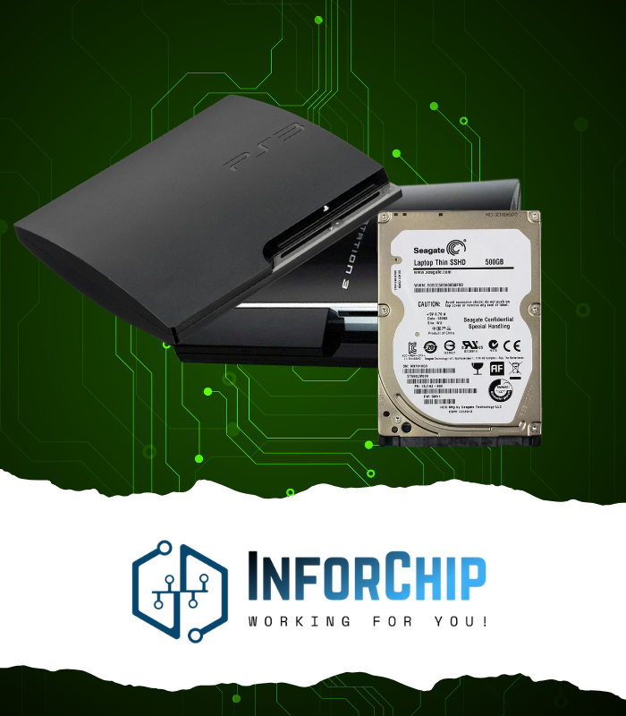 26 Substituição de Disco Rígido 500GB – Playstation 3 - Image 1