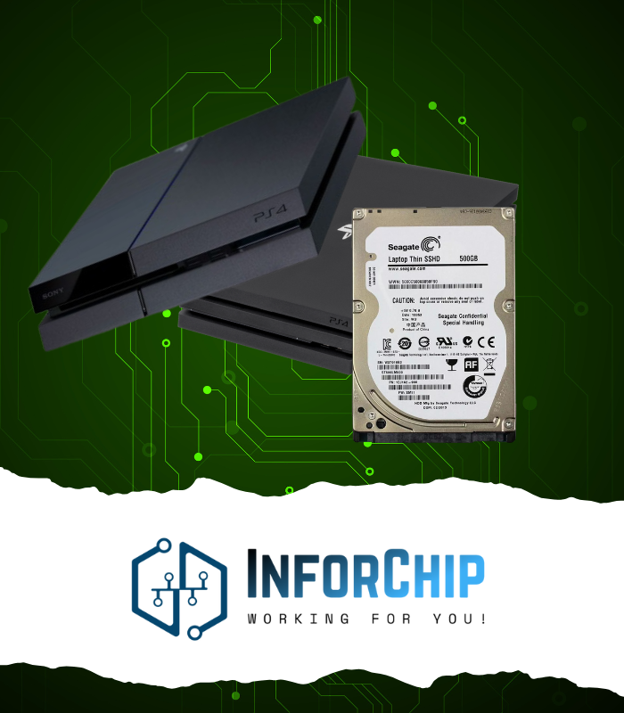 43 Substituição de Disco Rígido 500GB – Playstation 4 - Image 1