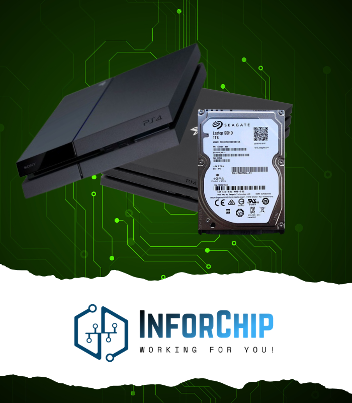 44 Substituição de Disco Rígido 1TB – Playstation 4 - Image 1