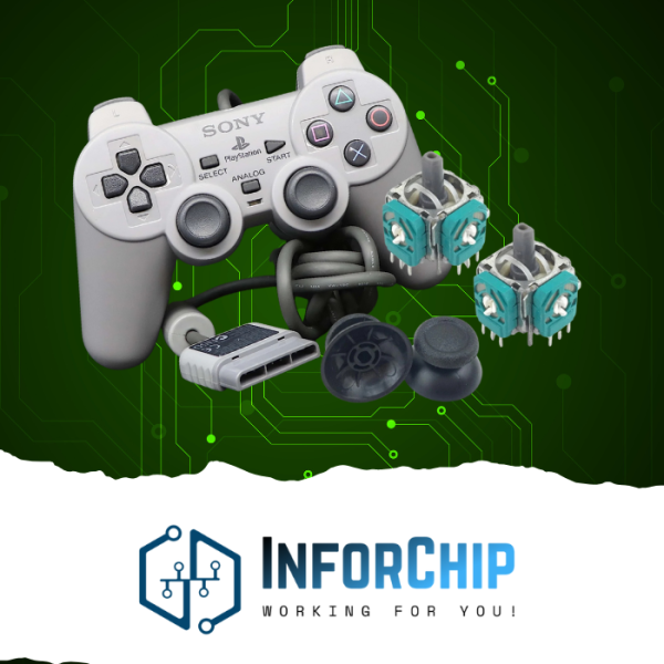 Substituição dos Analógicos do Comando – Playstation One