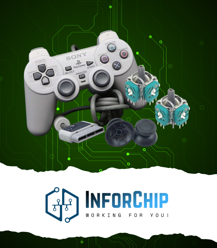 7 Substituição dos Analógicos do Comando – Playstation One - Image 1