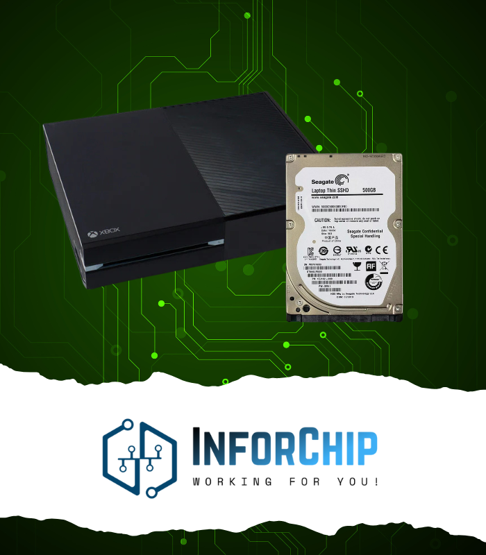 110 Substituição de Disco Rígido 500GB – Xbox One - Image 1